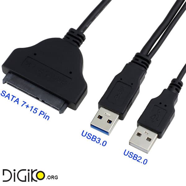 کابل تبدیل USB 3.0 به SATAمخصوص هارد نوت بوک — تصویر ۴