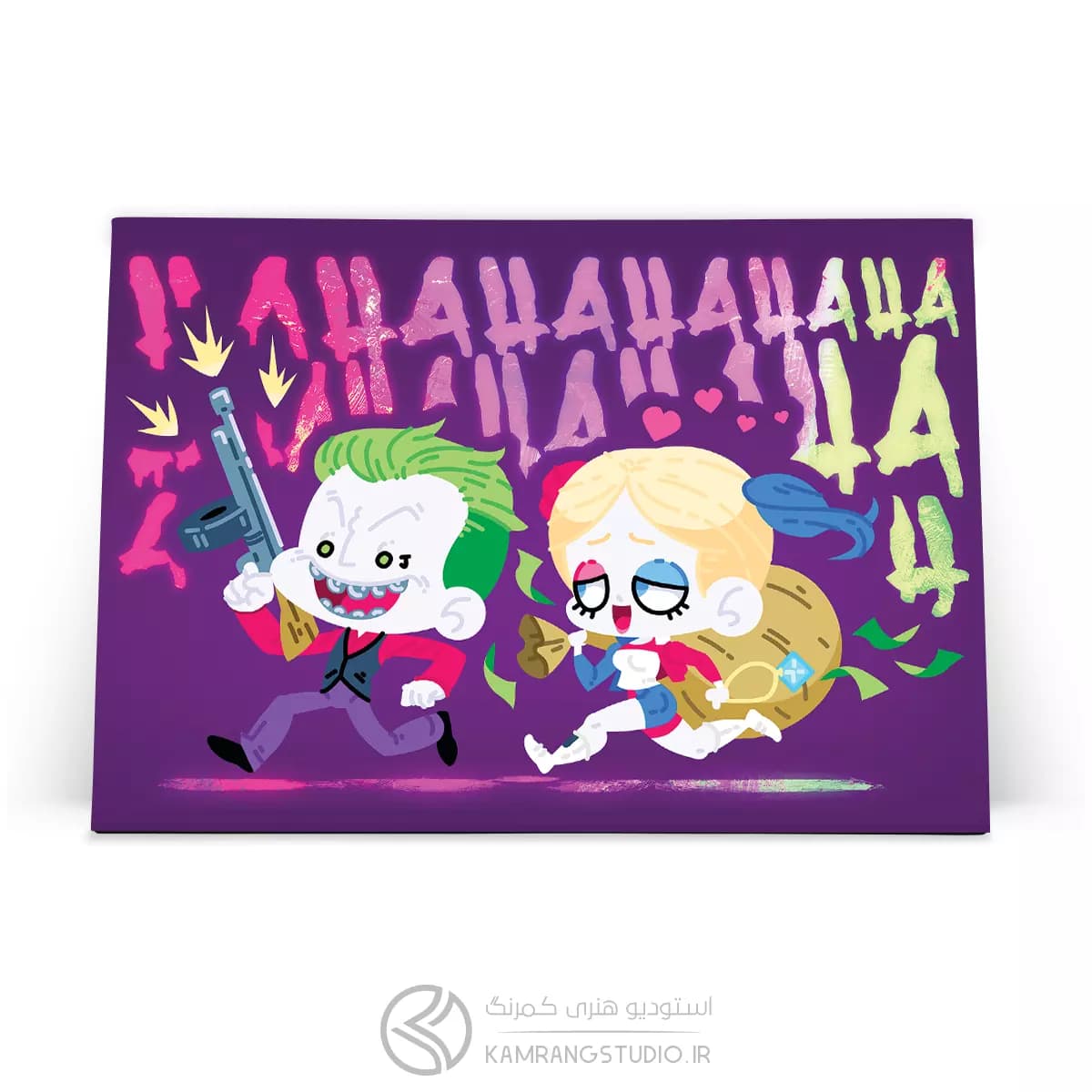 تابلو شاسی جوکر و هارلی JOKER & HARLEY