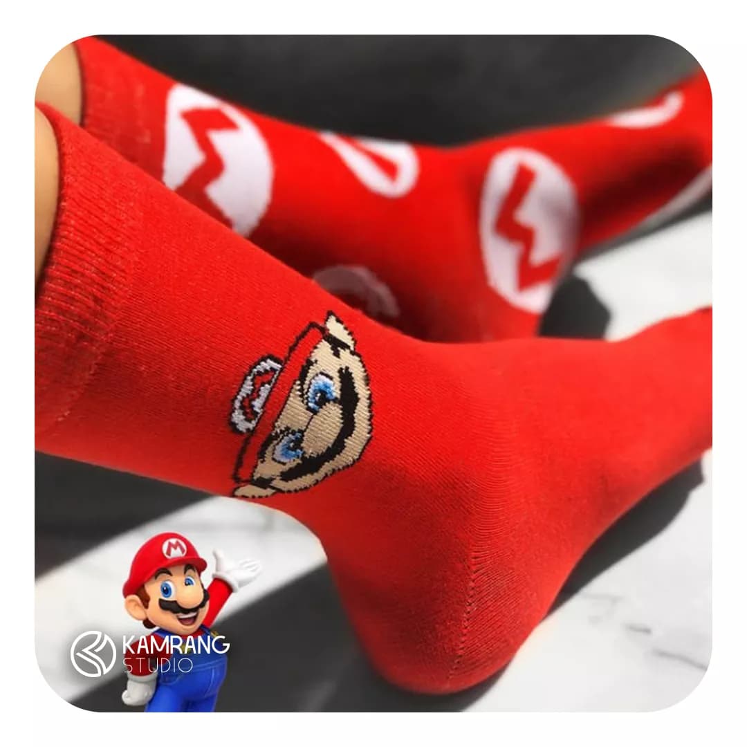 جوراب سوپر ماریو Super Mario