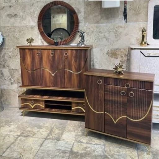 آینه کنسول طرح پرستو مبلمان فرنا مدل 1133225