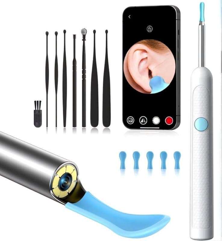کیت ابزار پاک کننده جرم گوش Earsight Plus R37R با دوربین تمیز کننده گوش،