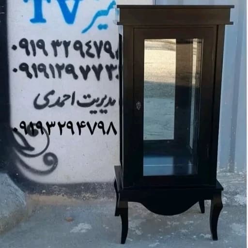 مینی بوفه مشکی کلاسیک مبلمان فرنا مدل 1133204