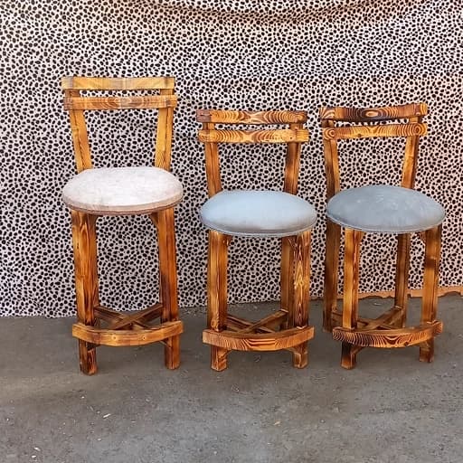 صندلی اپنی صندلی اوپن چوبی جزیره صندلی اپن کانتر مبلمان فرنا مدل 1126743