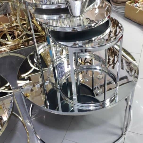 جلو مبلی عسلی 4تیکه ای اینه ای کمجا مبلمان فرنا مدل 1133134 — تصویر ۲