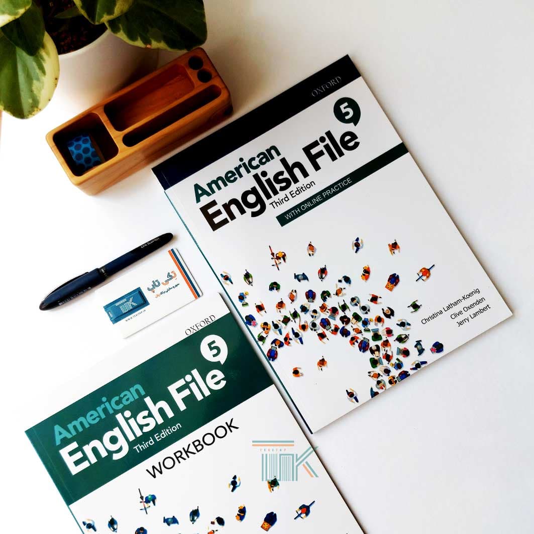 کتاب امریکن انگلیش فایل 5 ویرایش سوم | کتاب American English File 5 (SB+WB+Audio) 3rd Edition