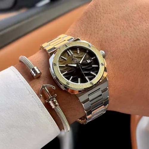 ساعت مردانه بورلی هیلز Beverly Hills بند استیل کد 5076
