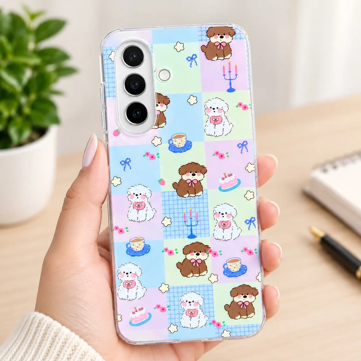 قاب گوشی Galaxy A26 سامسونگ Cute Minimal مینیمال کیوت iMD ضد ضربه طرح Dog — تصویر ۵