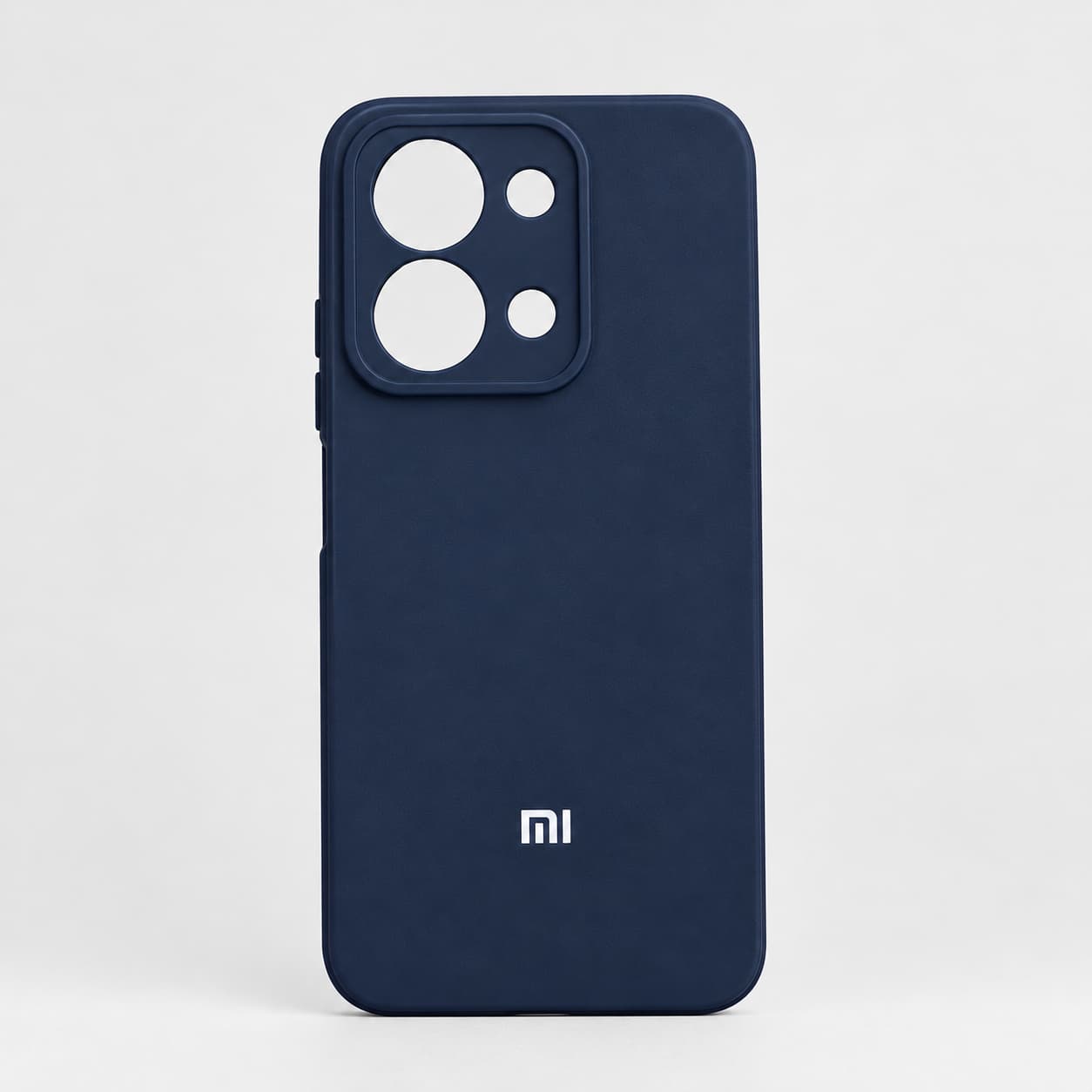 قاب گوشی Redmi 15C / Poco C85 شیائومی سیلیکونی پاک کنی اورجینال داخل پارچه ای محافظ لنز دار سرمه ای