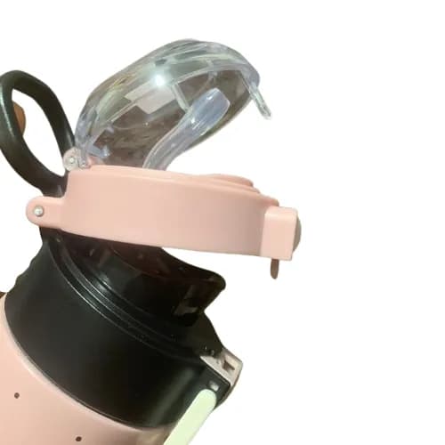 فلاسک استیل با طرح روبانی دارای درب دوحالته 500 میلی‌لیتری — تصویر ۴