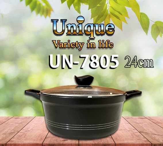 قابلمه سایز 28 کف گرانیت یونیک مدل UN-7807 — تصویر ۳