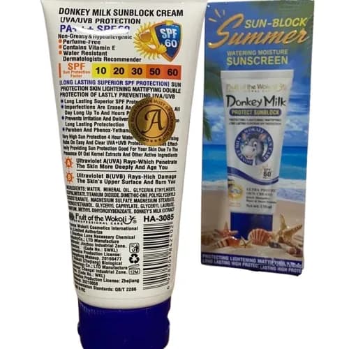 کرم ضدآفتاب و روشن‌کننده شیر الاغ وکالی | SPF60 + ضد پیری — تصویر ۳