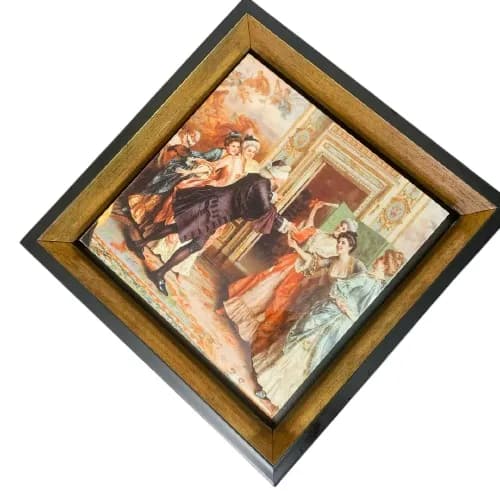 تابلو کاشی “چشم‌بندی” – شاهکار کلاسیک آرتورو ریچی — تصویر ۳