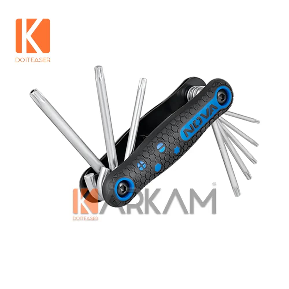 آچار آلن تاشو ستاره CRV وکیومی تورکس NTK-1140 نوا