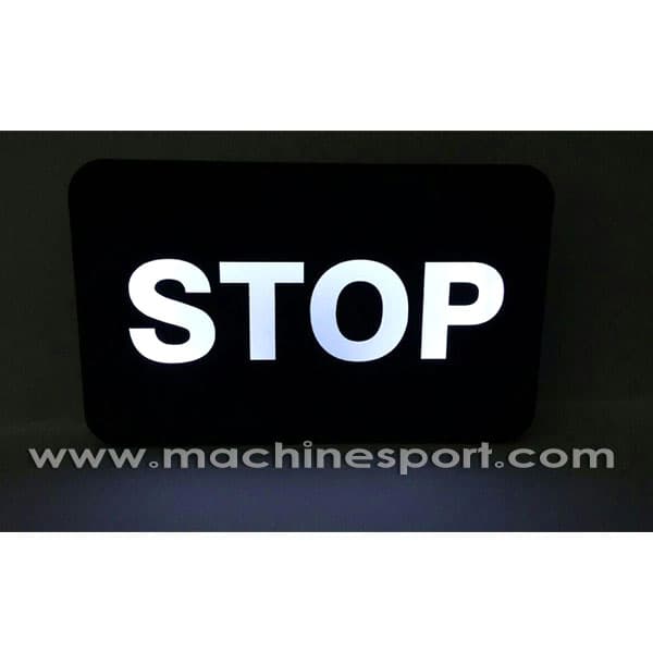 آرم چراغ دار جدید پشت شیشه طرح STOP