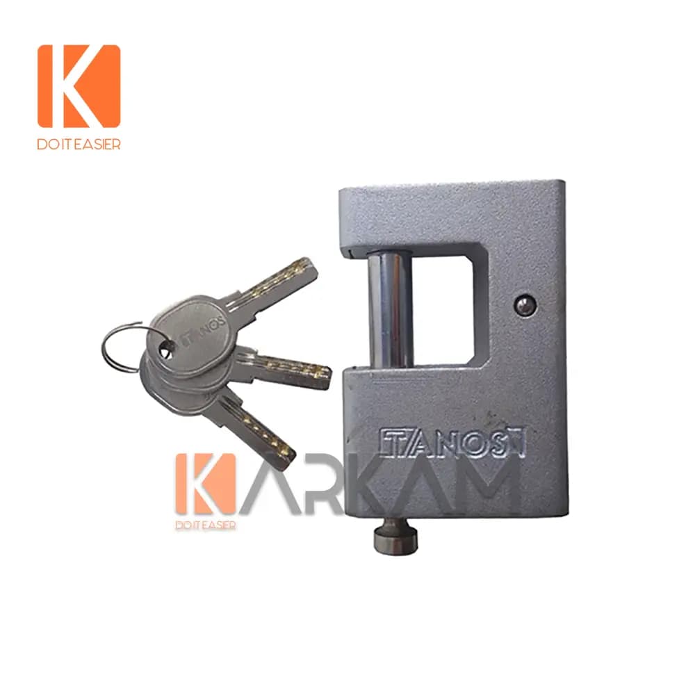 قفل کتابی 95 کلید آهنی pl04-95 چکشی تانوس