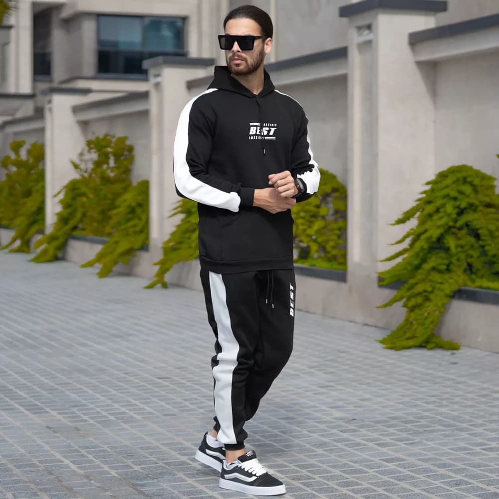 ست هودی و اسلش مردانه کد 27375