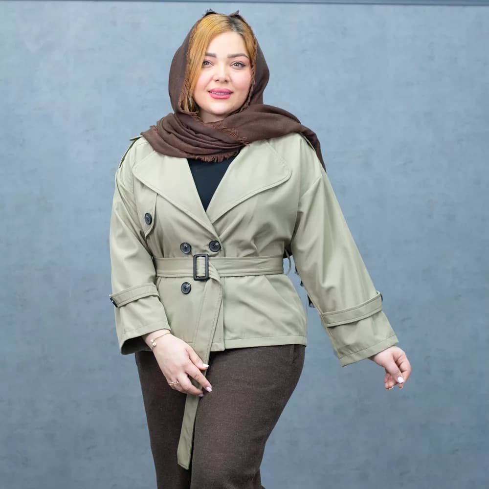 بارانی دخترانه کد 27785 — تصویر ۲