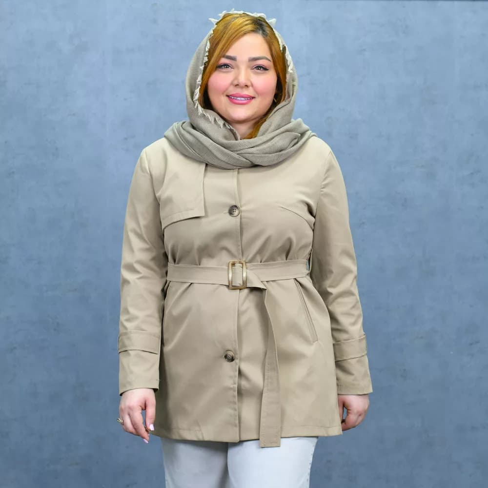 بارانی دخترانه کد 27531 — تصویر ۲