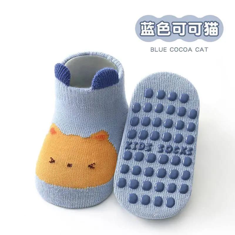 جوراب بچگانه ضد لغزش مدل حیوانات لاکچری (مناسب کودکان 3 ماه تا 5 سال) — تصویر ۳