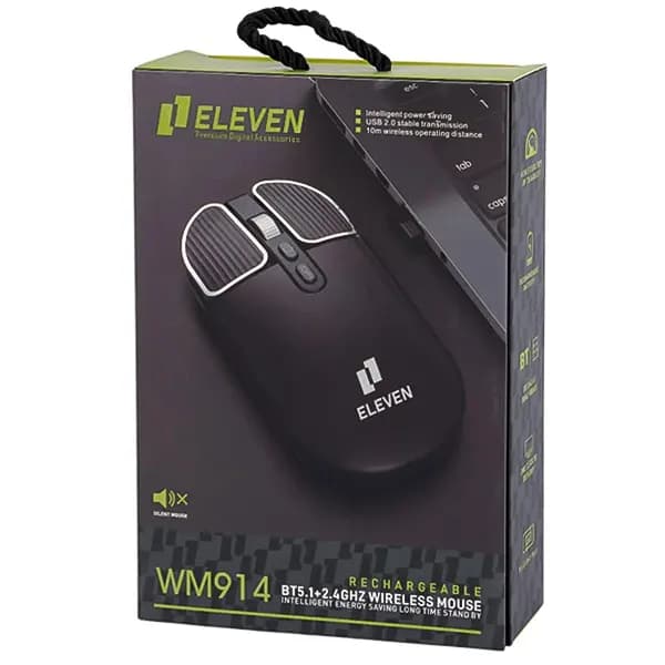 ماوس Bluetooth & wireless سایلنت شارژی ایلون مدل WM914 — تصویر ۲