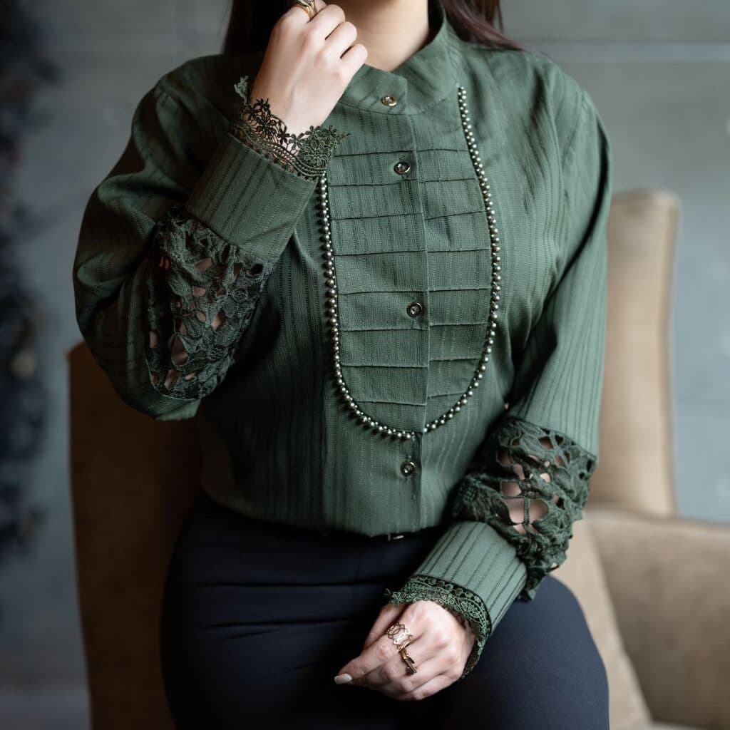 شومیز مجلسی زنانه مدل ای جان