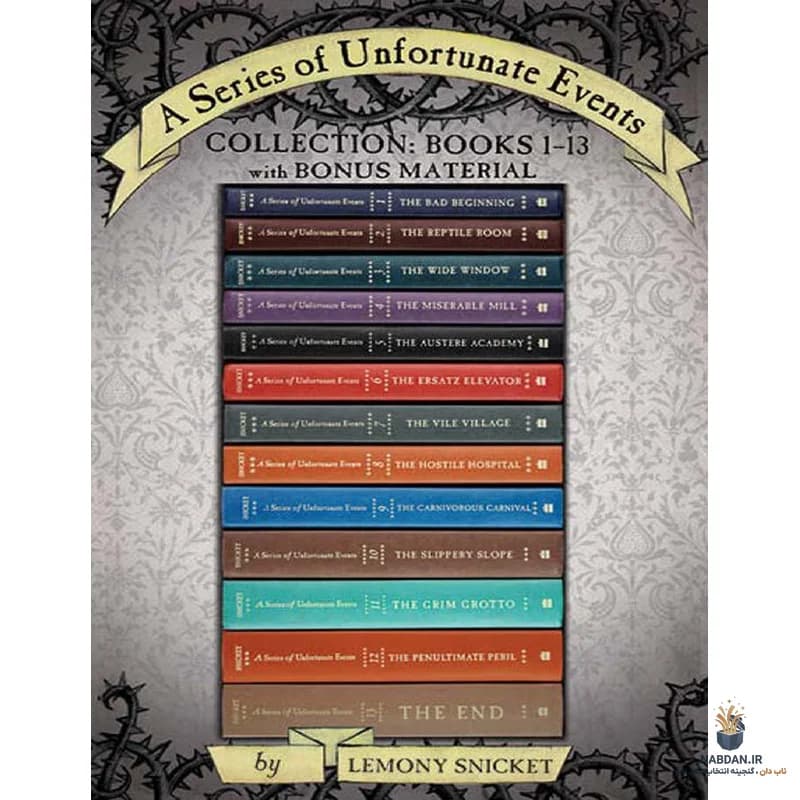 کتاب A Series of Unfortunate Events (مجموعه حوادث ناگوار) نسخه انگلیسی PDF | لمونی اسنیکت