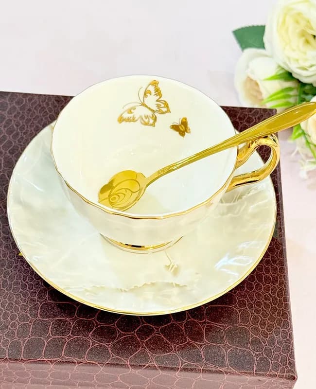 نسکافه خوری طلاکوب وارداتی کدKIT_120 — تصویر ۳