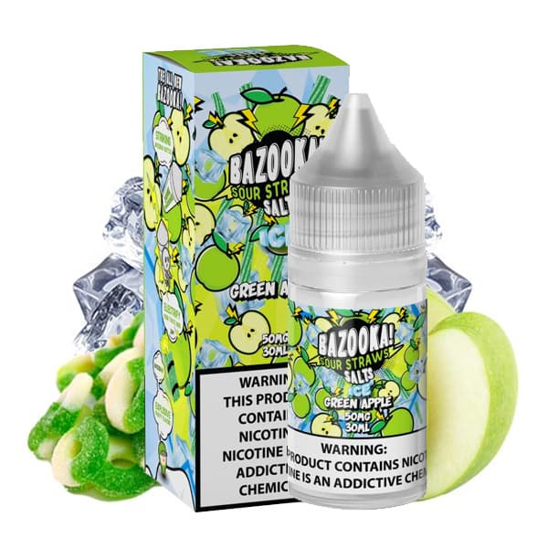 سالت سیب ترش پاستیل یخ بازوکا | Bazooka Green Apple