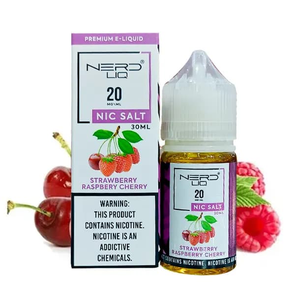 سالت توت فرنگی تمشک آلبالو نرد | NERD Strawberry Raspberry Cherry