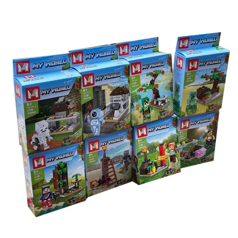 ساختنی مینگ جی مدل ماینکرفت مجموعه 8 عددی کد MG165