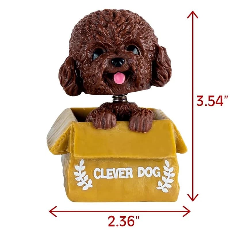 فیگور مدل سگ کله فنری طرح Clever Dog کد CD816B — تصویر ۲