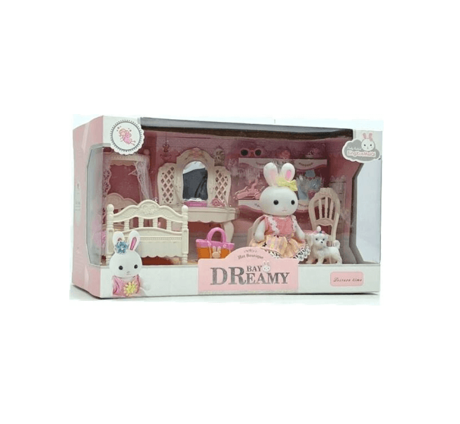 اسباب بازی Dreamy Bay مدل خانه خرگوش طرح اتاق خواب کد 6669
