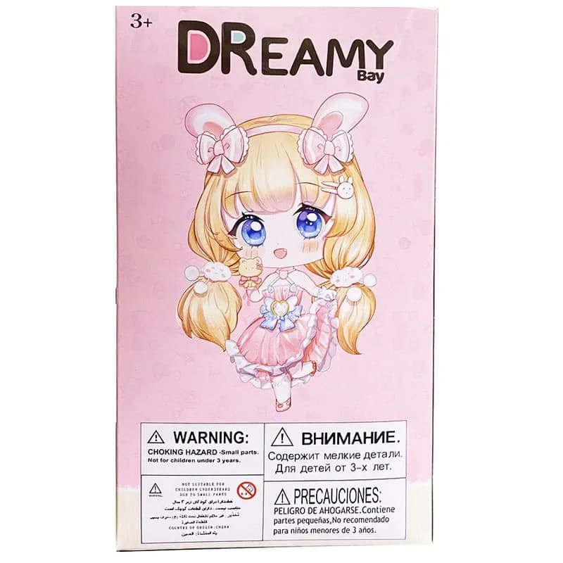 عروسک Dreamy Bay مدل چشم تیله ای کد 6637 ارتفاع 15 سانتی متر — تصویر ۶