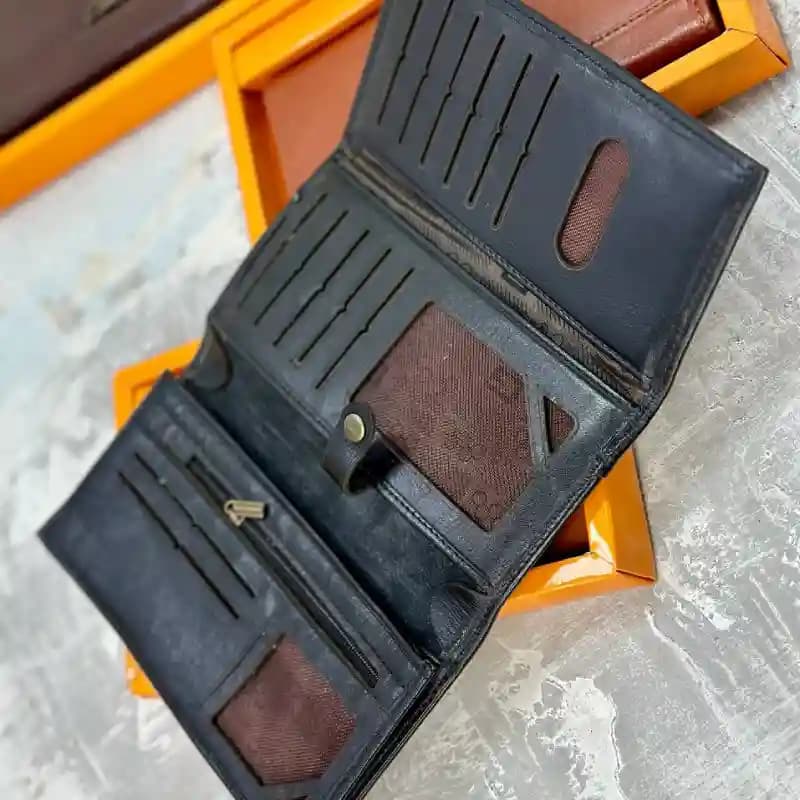 کیف پول کتی سه لت چرم 42-21 — تصویر ۳