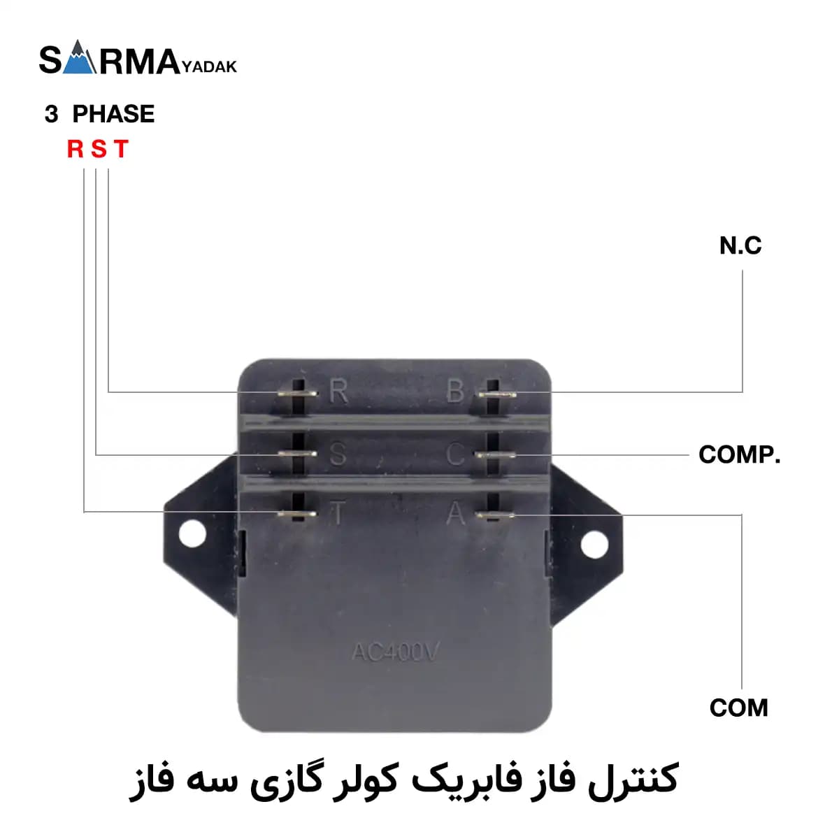 کنترل فاز کولر گازی اسپلیت و داکت اسپلیت – فابریک — تصویر ۳