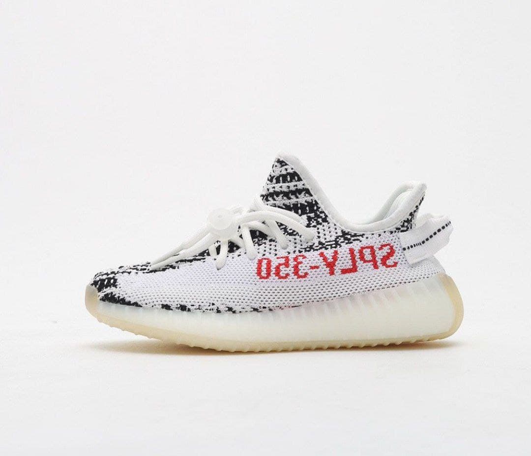 کتونی بچه گانه آدیداس یزی اسپلی ۳۵۰ گورخری Adidas yeezy sply 350