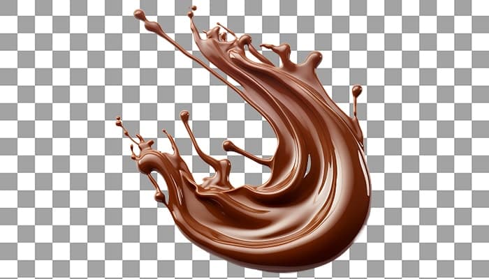 تصویر PNG شکلات آب شده
