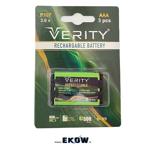 باتری تلفنی وریتیP107 (باتری تلفن VERITY P107 3.6V )