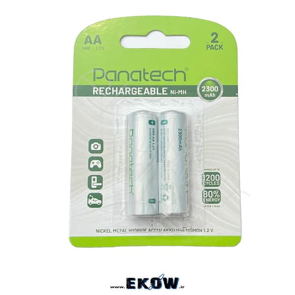 باتری قلمی پاناتک HR6 2300mAh(باتری قلمی PANATECH HR6 2300mAh 1.2V)