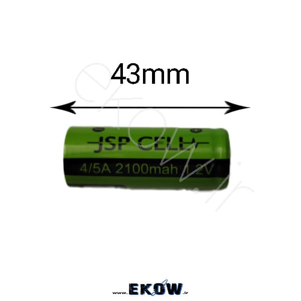 باتری نیکل متال هیدرید 2100ma 4/5A (متال هیدرید JSP SELL NI-MH 4.5A 2100mAh 1.2v) — تصویر ۲