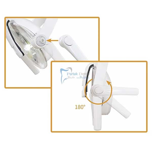 چراغ LED مدل V1 یونیت دندانپزشکی — تصویر ۳