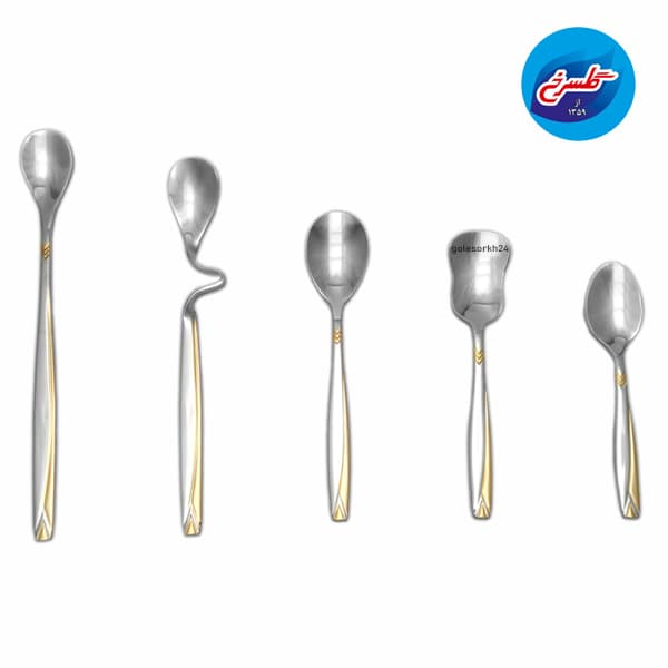 سرویس قاشق چنگال 155 پارچه SG (وگاس طلا) — تصویر ۶