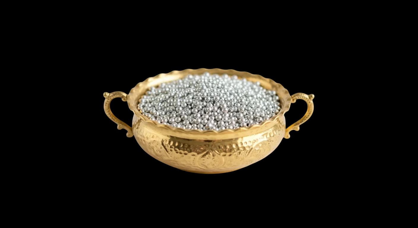 ساچمه نقره پنبه عیار 999/9