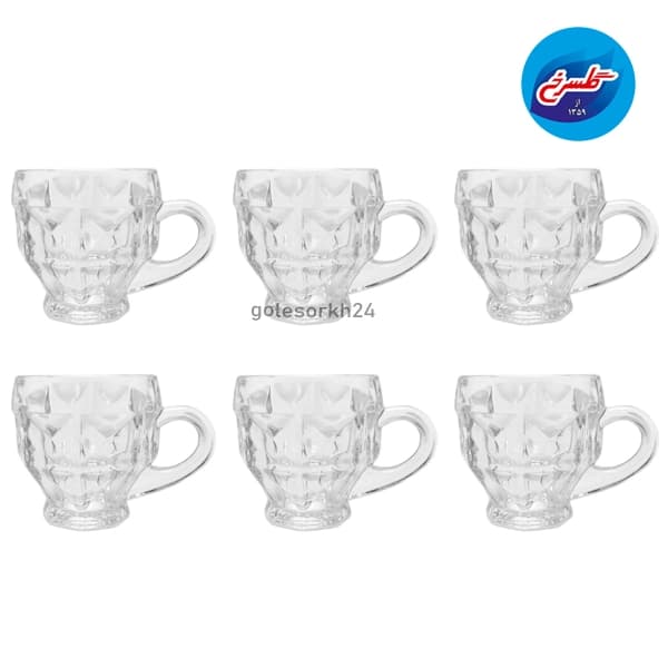 فنجان آکوامارین 9310 بسته 6 عددی — تصویر ۲