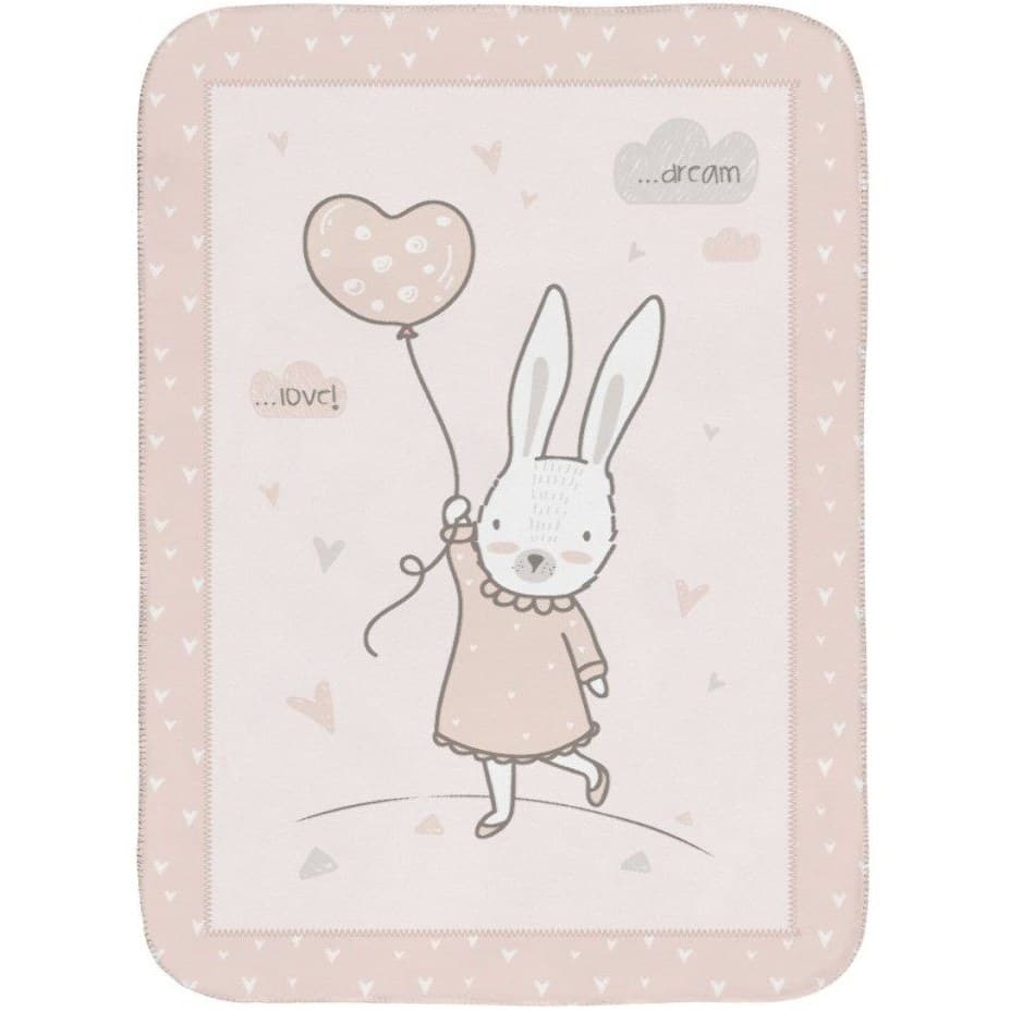 پتو جعبه ای سوپر سافت کیکابو سایز 80*110 سانت rebbit on love
