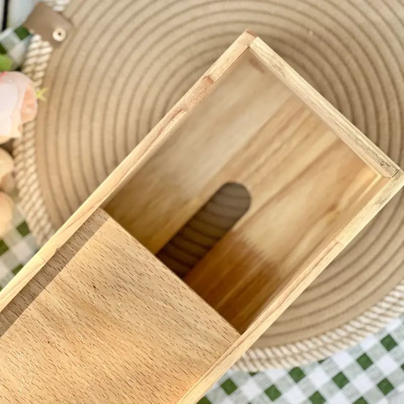 جا دستمالی چوبی راش — تصویر ۲