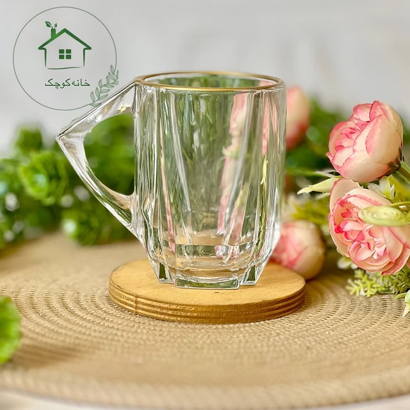 لیوان رایس لب طلا نوری تازه