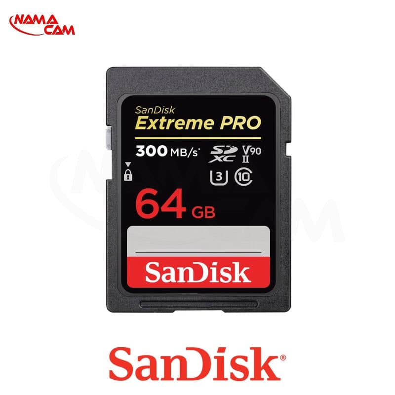 کارت حافظه سن دیسک 64گیگ SanDisk SD 64GB Extreme PRO UHS-II