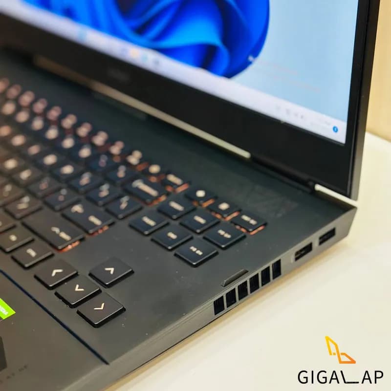 لپ تاپ استوک گیمینگ اچ پی Omen 17x مدل i9 12900H 32Gb 512GB SSD 16GB RTX 3080Ti 17” 2K 165Hz — تصویر ۷