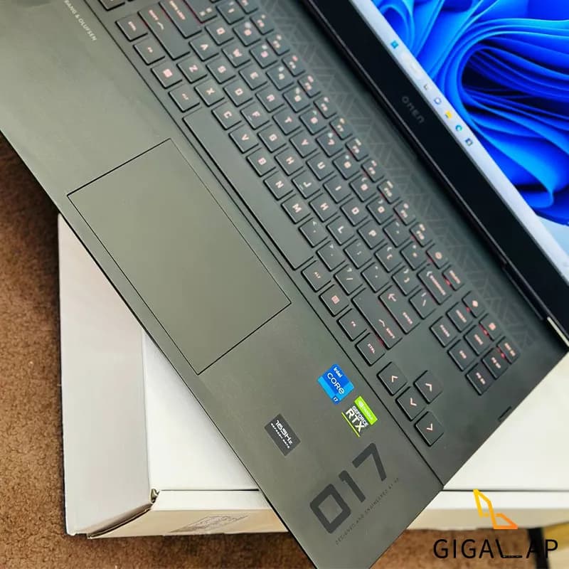 لپ تاپ استوک گیمینگ اچ پی Omen 17x مدل i9 12900H 32Gb 512GB SSD 16GB RTX 3080Ti 17” 2K 165Hz — تصویر ۳